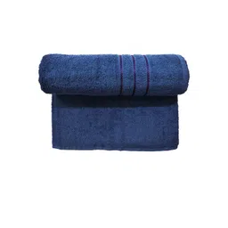 BOMBAY DYEING Flora Navy Blue 400 GSM Pure Cotton Bath Towels-picture-30
