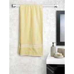 BOMBAY DYEING Yellow Cotton 550 GSM Bath Towel-picture-23