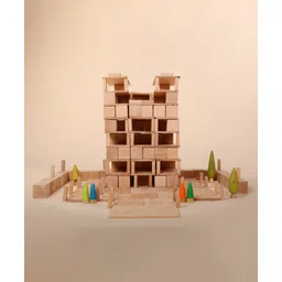 bombay toy company Bombay Company Toy Wooden Blocks Toy - Adventurer Pack (200 Elements)-picture-14