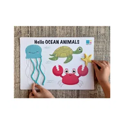 Bombay Toy Company Play Dough Kit - Hello Ocean Animals - Reusable-picture-20