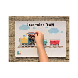 Bombay Toy Company Play Dough Kit - I can make a Train - Reusable-picture-18