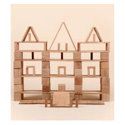 Bombay Toy Company Wooden Blocks Toy - Challenger Pack (350 Elements) image 3