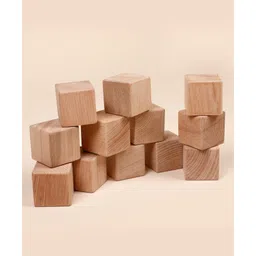 Bombay Toy Company Wooden Blocks Toy - Set of 12 Blocks-picture-12
