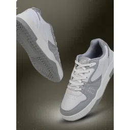 Bond Street Men's Hustle Grey Casual Sneakers-picture-4