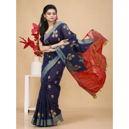 Bong ButiQ Woven Design Taant Saree-picture-42