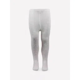 Bonjour Baby  Girls Off-White Printed Knitted Cotton Stockings-picture-14