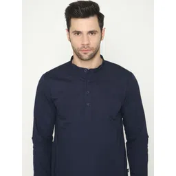 Bonjour Band Collar Short Kurta image 3