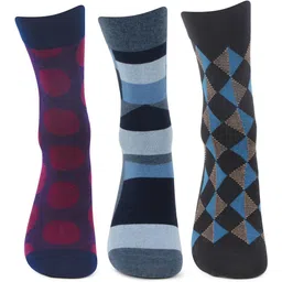 bonjour Designer Office/ Business/ Formal Full Length Socks for Men Mid-Calf/Crew-picture-25