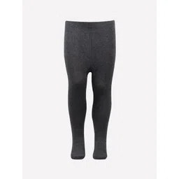 Bonjour Girls Charcoal Grey Knitted Tights-picture-29