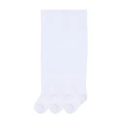 Bonjour Girls Pack Of 3 White Solid Knee Length Socks-picture-49