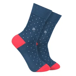Bonjour Men Navy Moleclue Formal Socks-image-42