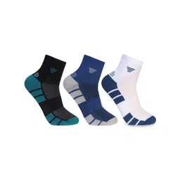 Bonjour Men Pack Of 3 Assorted Ankle-Length Socks-picture-32