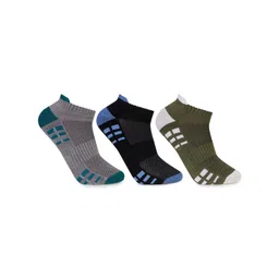 Bonjour Men Pack Of 3 Assorted Bamboo Ankle-Length Socks-picture-14