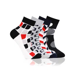 Bonjour Men Pack Of 4 Assorted Above Ankle-Length Socks-image-18