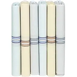 bonjour Mens Formal Cotton Pack of 6 Handkerchief in multicolor-picture-28