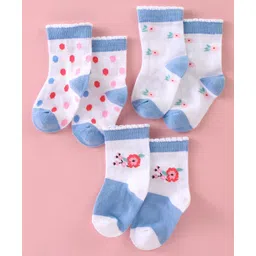 Bonjour Set of Socks Cotton Unisex Assorted,15,Colour may vary 2 (2-4y) Pack of 3-picture-12