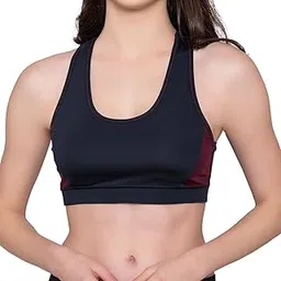 bonjour Women's Wirefree Padded Super Combed Cotton Full Coverage Slip-On Active Bra with Wider Straps, Stay Fresh & Moisture Wicking Treatment-picture-43