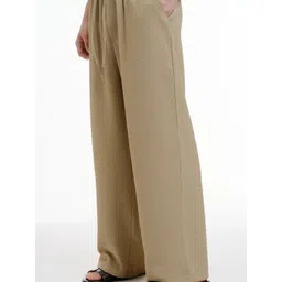 Bonkers Corner Khaki Textured Pant For Men-image-26