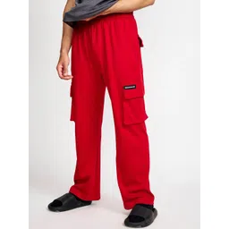 Bonkers Corner Men Mid-Rise Straight Fit Track Pants-image-1