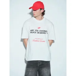 Bonkers Corner Men Printed Applique T-shirt-image-44