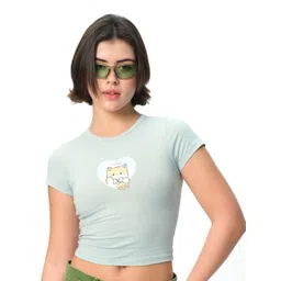 Bonkers Corner Women Pockets Slim Fit T-shirt-picture-29