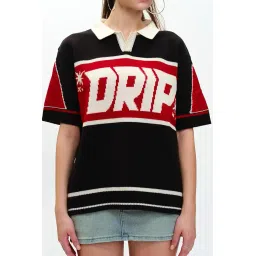 bonkers corner Drip Knit Polo image 4