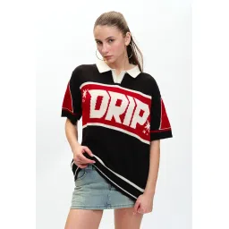 bonkers corner Drip Knit Polo image 1