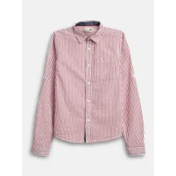 Bonkids Boys Bengal Stripes Opaque Striped Casual Shirt-picture-37