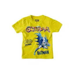 Bonkids Boys Printed V-Neck Applique T-Shirt-picture-27