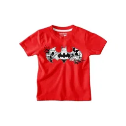 Bonkids Boys Typography Printed Applique T-Shirt-picture-35