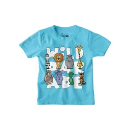 BonOrganik Boys Graphic Printed Round Neck Cotton T-shirt-picture-51