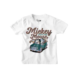 BonOrganik Boys Typography Printed Applique T-shirt-picture-22