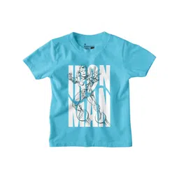 BonOrganik Boys Typography Printed Applique T-shirt-picture-38