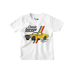 BonOrganik Boys Typography Printed Applique T-shirt-picture-27