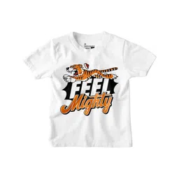 BonOrganik Boys Typography Printed Applique T-shirt-picture-35