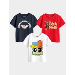 BonOrganik Girls 3 Printed Extended Sleeves T-shirt-picture-43