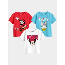 BonOrganik Girls 3 Printed T-shirt-picture-56