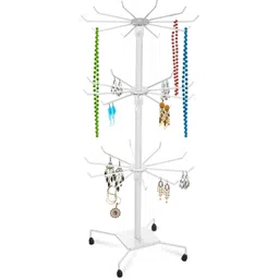 bontech 3 Layer Metal Jewellery Organizer, Accessories Organizer, Scarf Organizer, Stationery Organizer image 4