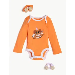 BONTOTS Infant Girls Printed Organic Cotton Bodysuit-picture-47