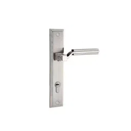 Bonus Premier 65 mm Brass Brushed Steel Finish Square Mortice Lock Set-picture-17