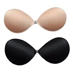 bonzeal Silicone Self Adhesive Black Bra image 2
