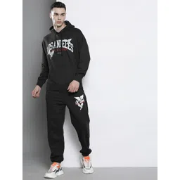 boohooMAN Typography Detailed Hooded Oversized Tracksuits-picture-21