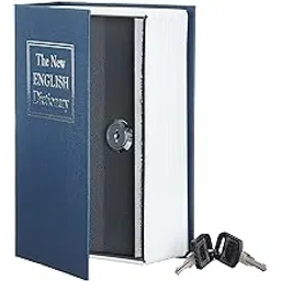 Book Safe with Combination Lock Dictionary Diversion Book Safe Portable Safe Box Great for storing Money Jewelry and Passport-image-10
