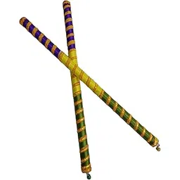 BookMyCostume Designer Multicolor Dandiya Sticks for Navratri Garba Premium Accessory for Kids & Adults-picture-13