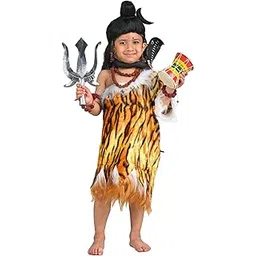BookMyCostume Lord Shiva Shankar Bhagwan Hindu God Kids & Adults Fancy Dress Costume - Premium 2-3 years-picture-11