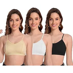 boomshy Women's Lily Sports Bra Combo Pack of 3 ( image 1