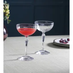 bormioli rocco America '20S Transparent Glass 230ml (Set of 6) Coupe Wine Glasses-picture-27