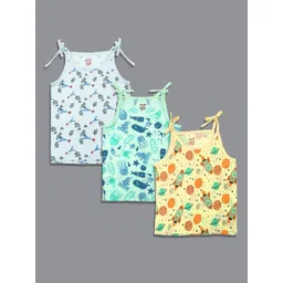 Born Babies Infants Pack Of 3 Printed Organic Cotton Jhablas JSK250648C1-picture-49
