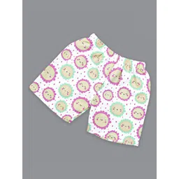 Born Babies Unisex Kids Conversational Printed Mid-Rise Cotton Shorts-picture-18