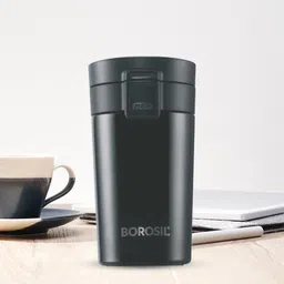 borosil Coffeemate Vacuum Insulated Travel Coffee Mug with Lid, 8 hrs Hot n 14 hrs Cold 380 ml Flask-picture-13